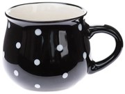 Tazza in ceramica nera Dottie, 230 ml - Dakls