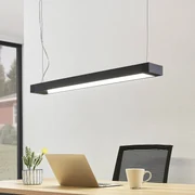 Arcchio Lampada LED a sospensione Cuna, 92 cm, nero, metallo