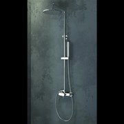 Kamalu - Miscelatore doccia fissa in acciaio inox | Z3000
