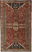 Shiraz Tappeto 170x270 Rosso (Iran) Annodato A Mano
