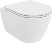 Mexen Carmen WC rimless con sedile a chiusura rallentata slim, duroplast, bianco lucido - 30880300