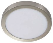 Milea Rotondo Plafoniera Raso Nickel - Lindby