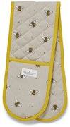 Presina doppia in cotone giallo-beige Bumble Bees - Cooksmart ®