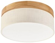 Brilagi - Plafoniera LED BELLADONNA LED/20W/230V Ø 30 cm crema/rovere