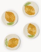 Set di 4 sottobicchieri Lemon