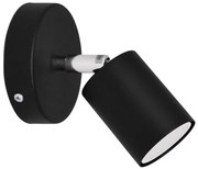 LED Luce Spot da parete a LED TUNE 1xGU10/4,8W/230V nero