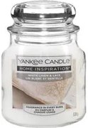 White Linen Lace, candela in giara piccola Yankee Candle