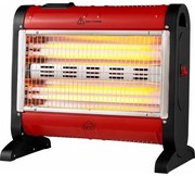 STUFA ELETTRICA AL QUARZO SA9424 1600W - NERO/ROSSO