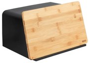 WENKO 54098100 - Portapane KUBO 35x26,5 cm nero/marrone
