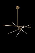 Lampadario a soffitto 8 luci tabular md18001070-8agol oro