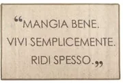 Tappeto cucina 50x80 cm scritta tortora