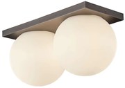 Antidark - Palla C2135 LED Plafoniera Dim-to-Warm Opale/Titanium Antidark