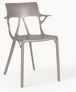 Sedie con braccioli in plastica A. I. 2 pz