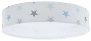 Luce LED dimmerabile GALAXY KIDS LED/24W/230V stelle blu/grigio/bianco + tc