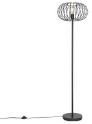 Lampada da terra di design nera - Johanna