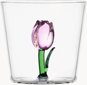 Bicchiere fatto a mano in vetro borosilicato Botanica