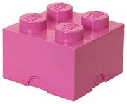 Scatola portaoggetti rosa quadrata - LEGO®