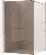 Parete doccia Rea Flexi Brown / Brush Copper 100