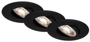 Briloner - SET 3x Lampada LED da incasso per bagni LED/4,9W/230V IP23