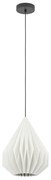 Lampadario A Sospensione Vintage Minting Piccolo Acciaio Nero Bianco 1 Luce E27