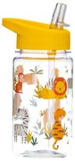 Borraccia per bambini con cannuccia Drink Up Safari, 400 ml Savannah Safari - Sass &amp; Belle