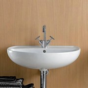 Lavabo sospeso 65 cm Geberit in ceramica lucida   Colibrì