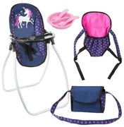 Accessori per Bambole Reig Rosa Blu Marino 9 in 1