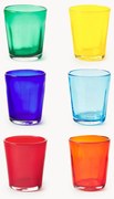Set 6 bicchieri acqua fatti a mano Confezione