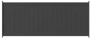 Pannello di recinzione in alluminio grigio GARDENGATE Panello Matisse L 200 x H 98.6 cm
