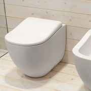 Wc a Terra Ceramica Cielo "Fluid" Bianco Lucido