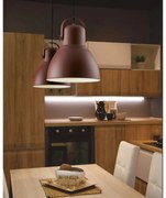 Lampadario Industriale Legend bronzo paralume bronzo E27 LUCE AMBIENTE DESIGN