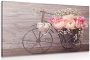 Quadro su tela – Fiori meravigliosi in vaso vintage