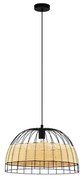 Lampadario Industrial Anwick 1 Luce Metallo Nero