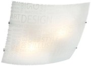 Redo 05-818 - Plafoniera NOTES 2xE27/42W/230V 39x39 cm bianca