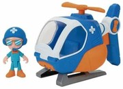 Elicottero Blippi Statua Azzurro Arancio