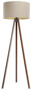 Lampada da terra STANDART 1xE27/60W/230V beige/wenge