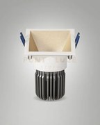 Toodle faretto incasso quadrato asimmetrico 4000k 1270lm 11w oro di...