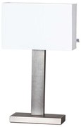 By Rydéns - Prime Lampada da Tavolo H47 Brushed Steel/White By Rydéns