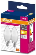 SET 2x Lampadina LED B35 E14/4,9W/230V 3000K - Osram