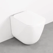 Wc a Terra Senza Brida Ceramica Cielo "Era" Bianco Lucido