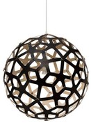 David Trubridge - Coral Lampada a Sospensione Ø80 Nero 1 Lato David Trubridge