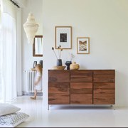 Tikamoon - Buffet credenza bancone palissandro sheesam massello legno 155cm sala pranzo