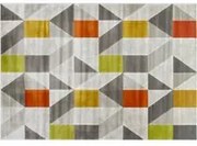 Tappeto geometrie colorate 190x133 cm Girard