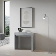 Consolle allungabile 90x40/300 cm ROXELL in finitura Cemento