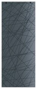 Anta per porta scorrevole Armonia fumè in cristallo L 76 x H 215 cm reversibile