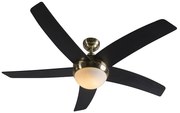 Ventilatore da soffitto oro con telecomando - Cool