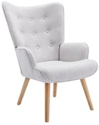 Poltrona in Tessuto Grigio - VATELY