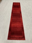 Loribaft Tappeto persiano 90x440 Rosso (Iran) Annodato A Mano