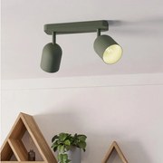 Eglo 44133 - Faretto TILSTON 2xE14/40W/230V verde