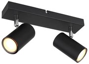 Globo 57911-2B - Luce Spot ROBBY 2xGU10/35W/230V nero